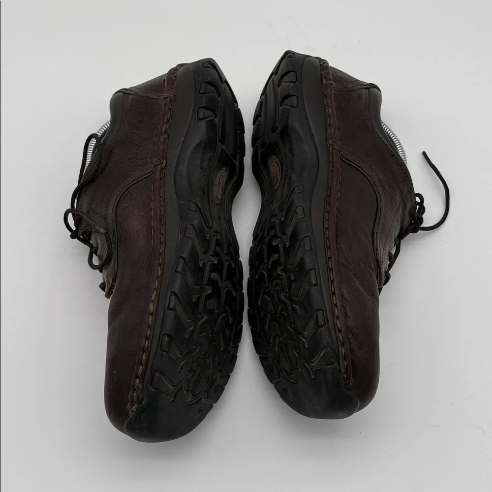 Red Wing Dark Brown Steel Toe Lace Up Oxford Work Shoes Men Size 8.5 BLEMISH